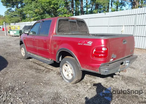 2002 Ford F-150 Lariat/Xlt из США, поврежденный, VIN 1FTRW08L82KB60106